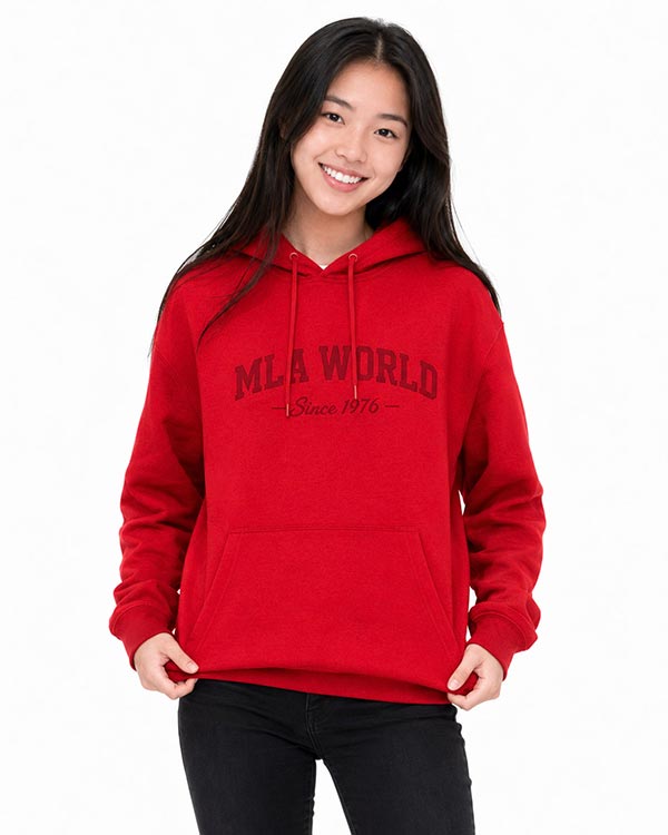 Felpa unisex - MLA - Rossa